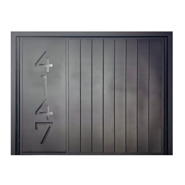 Portón Levadizo Diseño por Pedido, de Chapa Nº 18